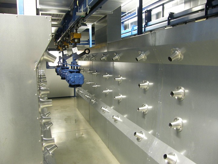 D&uuml;sentrockner als Durchlauftrockner