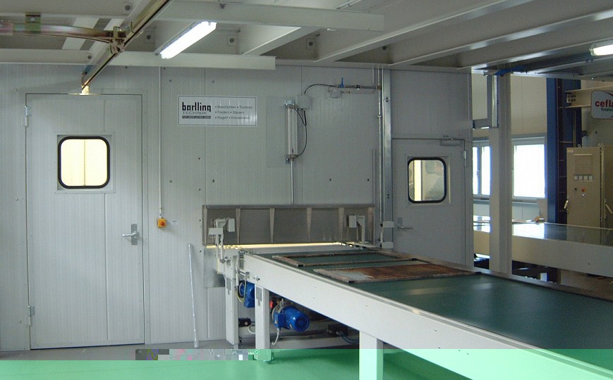 Einlaufbereich Kabinentechnik