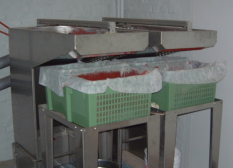 Lackschlammaustrageeinheit