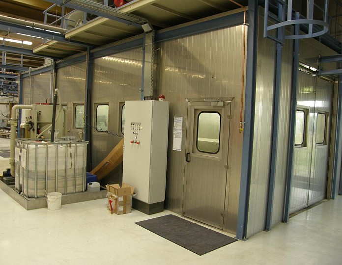 Manuelle Waschkabine