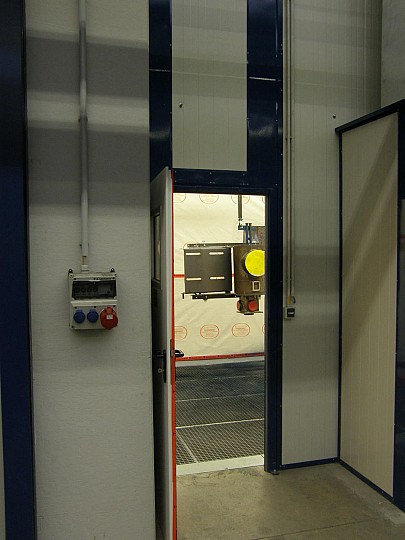 Manuelle Lackierkabine