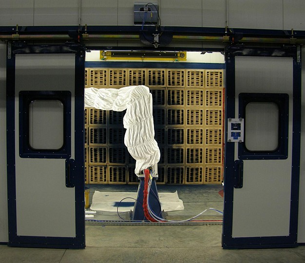 Roboterlackierkabine