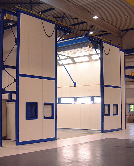 Kombinierte Lackier- und Trockenkabinen