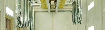 Großraumlackierkabine für Sonderlacke